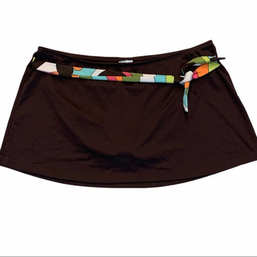 IMPACT SWIM Skirted Swim Bottom Size 12
